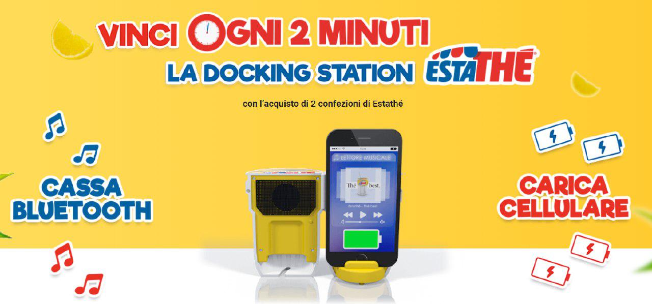 Con Estathè vinci una docking station