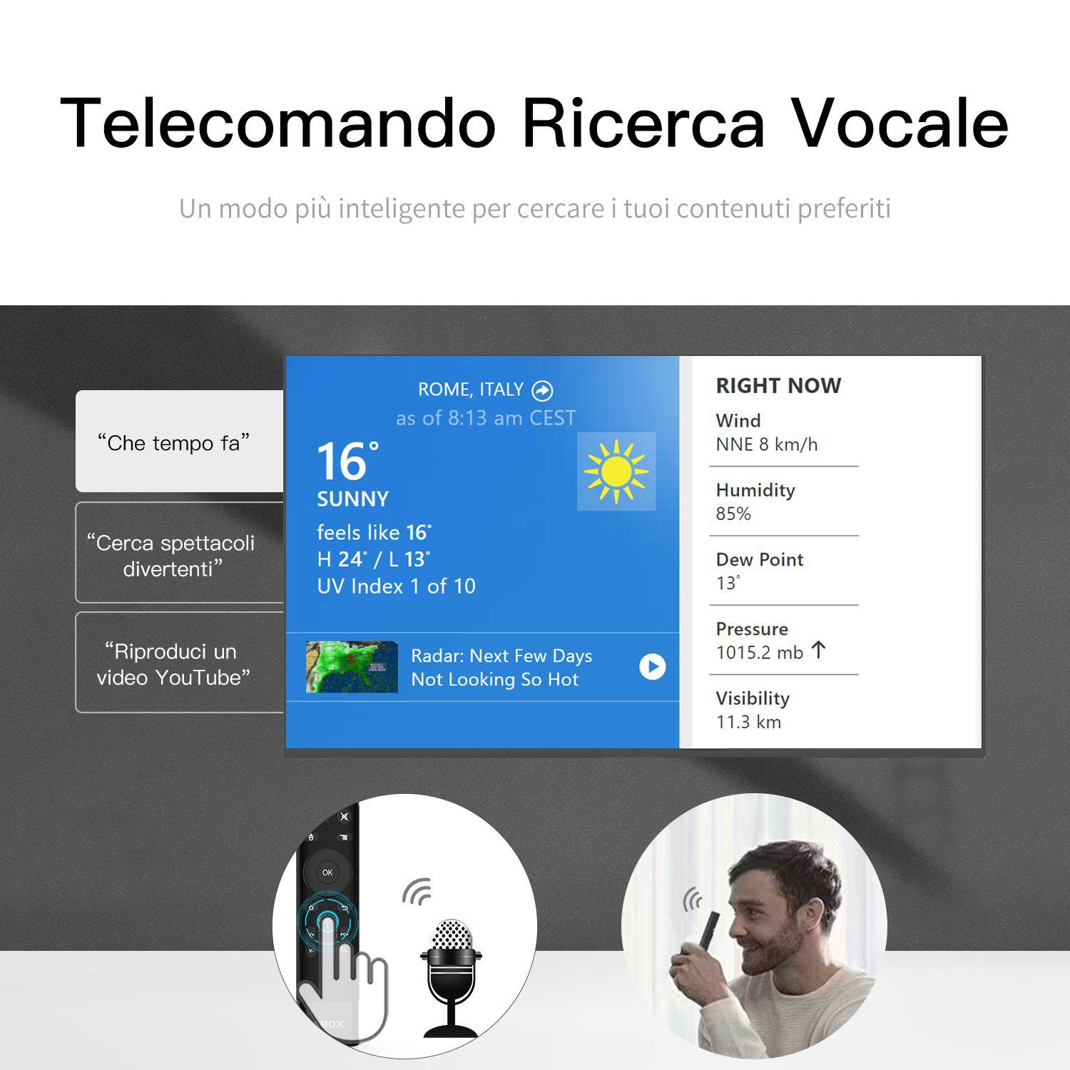 ricerca vocale abox A4