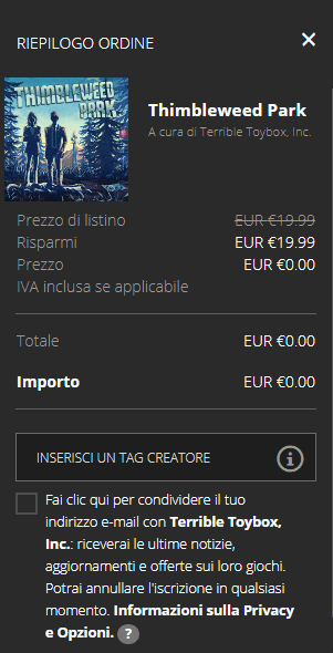 Thimbleweed Park gratis