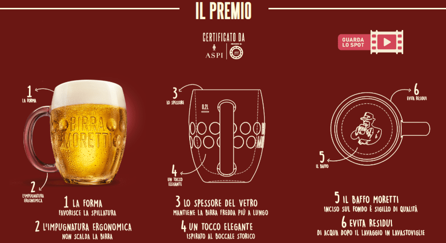 2 boccali Birra Moretti