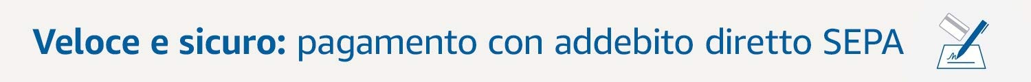 Addebito in conto corrente Amazon