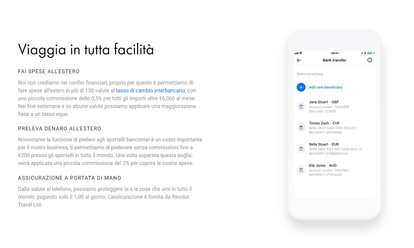 Viaggia con facilità con Revolut