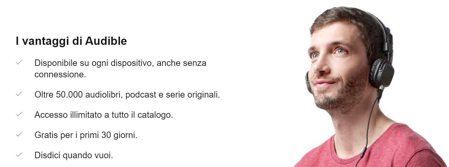 Vantaggi Audible