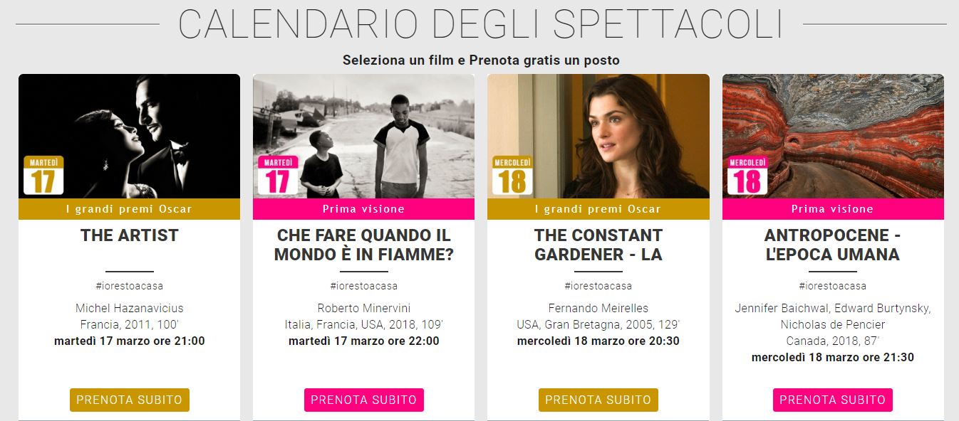 mymovies Calendario spettacolo Mymovie