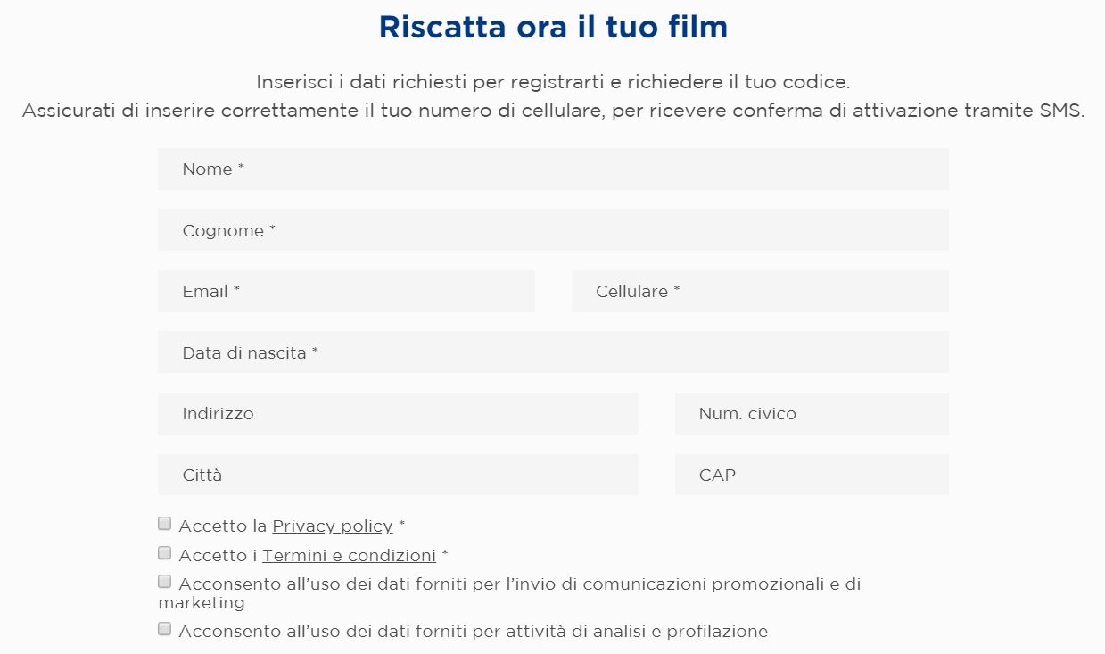 Promozione Regina