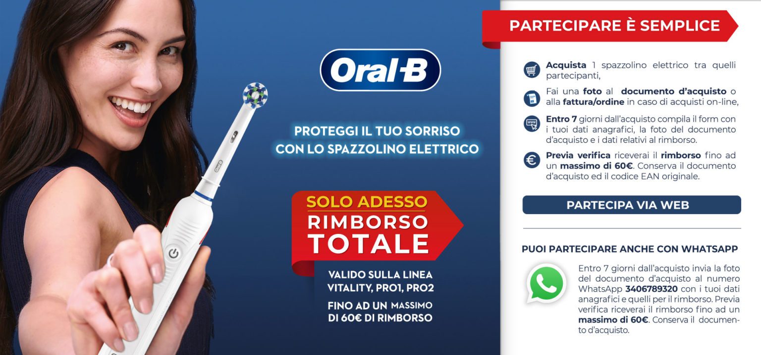 Oral-B RIMBORSO TOTALE