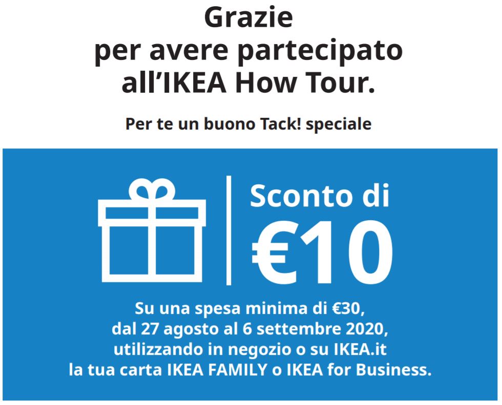 Buono 10€ Ikea