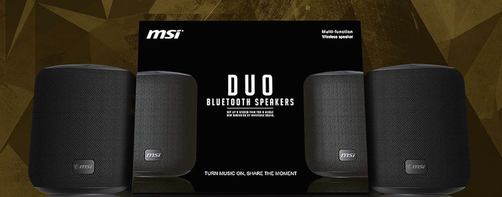 Speaker bluettoth MSI DUO in regalo