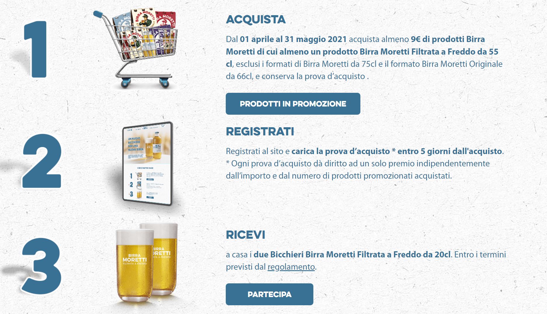 Come partecipare al concorso Birra Moretti