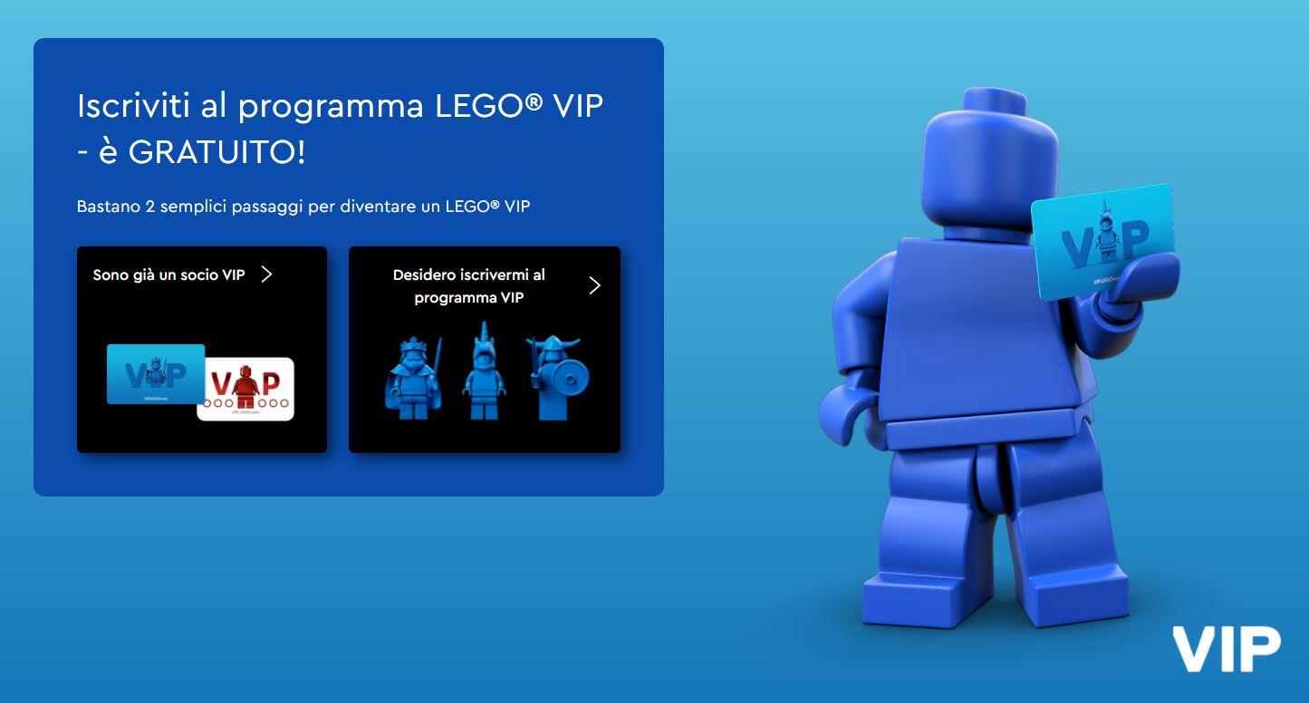 Iscriviti al programma VIP