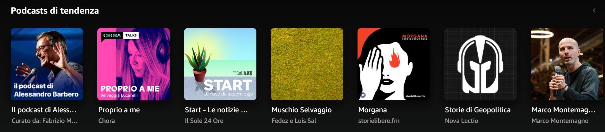 Podcast su Amazon Music