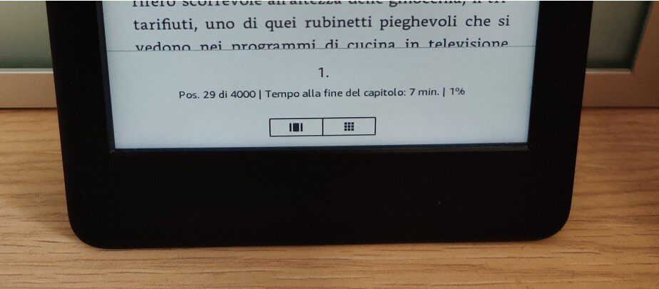 Modifiche lettore kindle