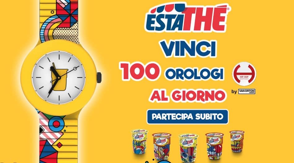 Concorso Estathé Hip Hop 2021: scopri se hai vinto uno dei 100 orologi Hip Hop in palio al giorno