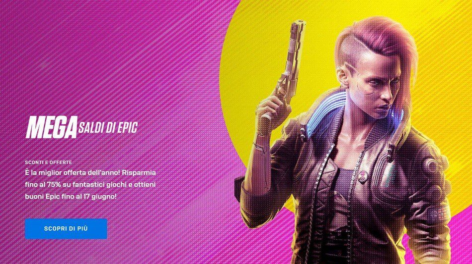 Mega saldi nell'epic games store