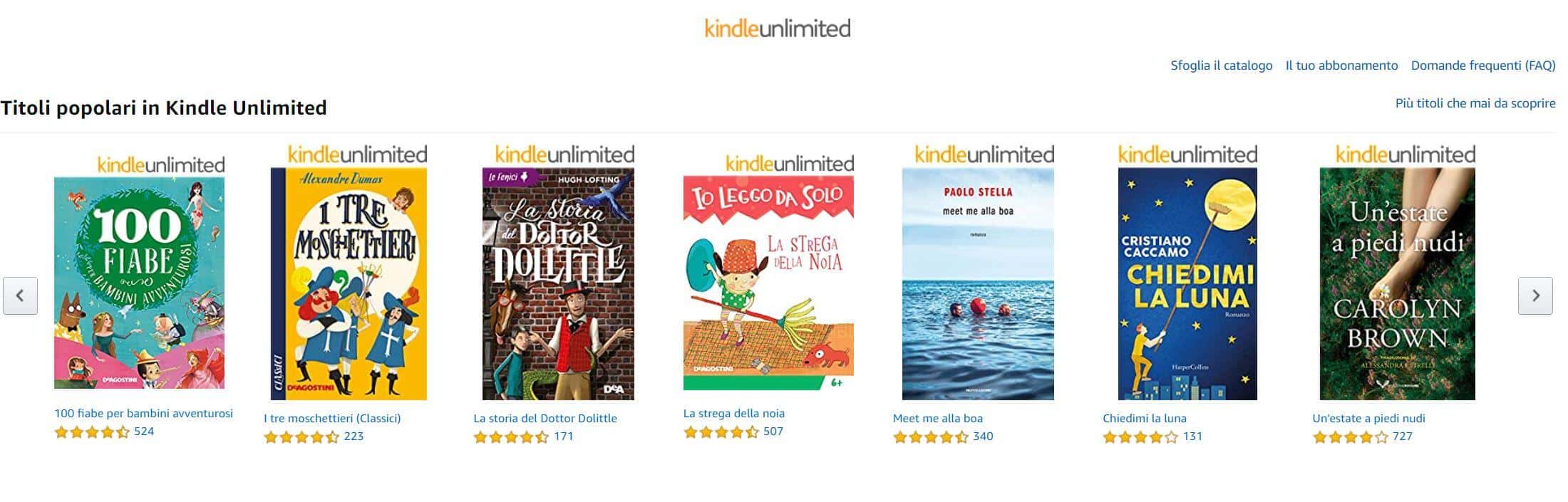 Come funziona Kindle Unlimited