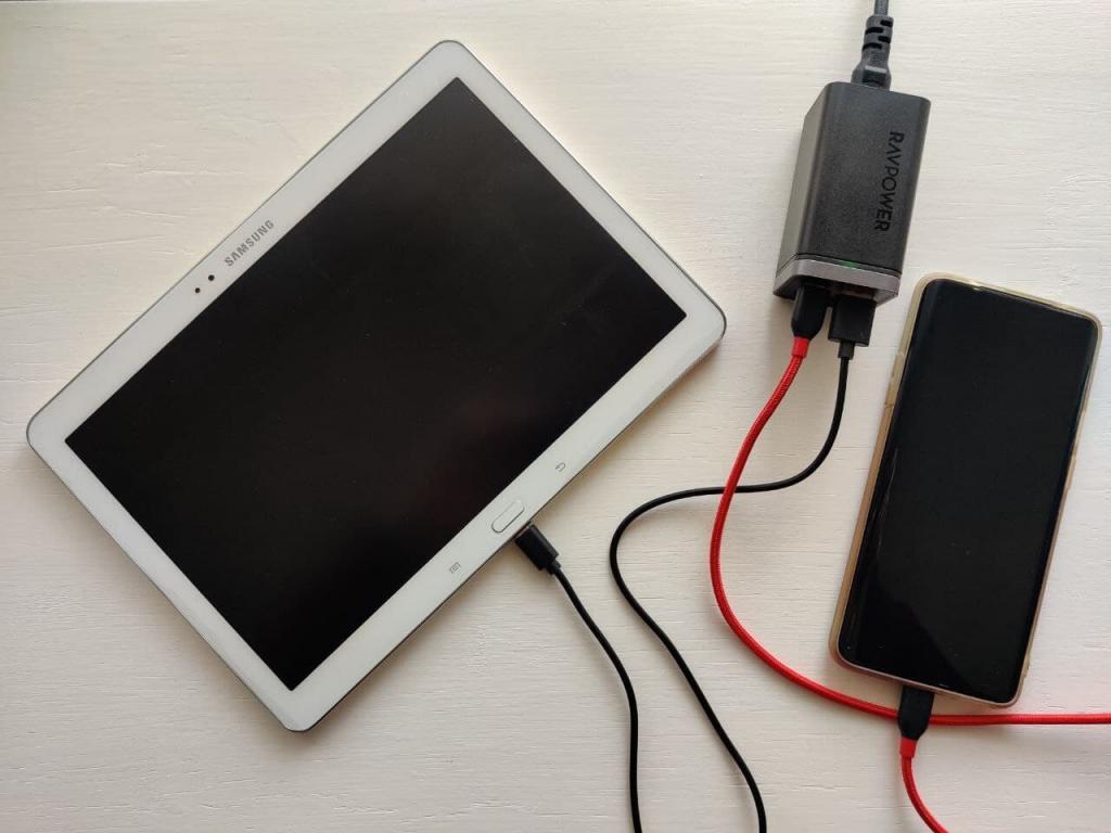 Prova di ricarica RAVPower PD Pioneer 65W