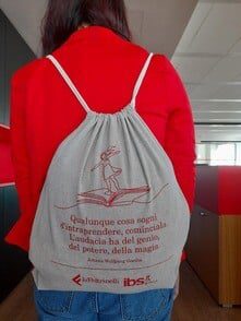 Zainetto letterario come premio certo