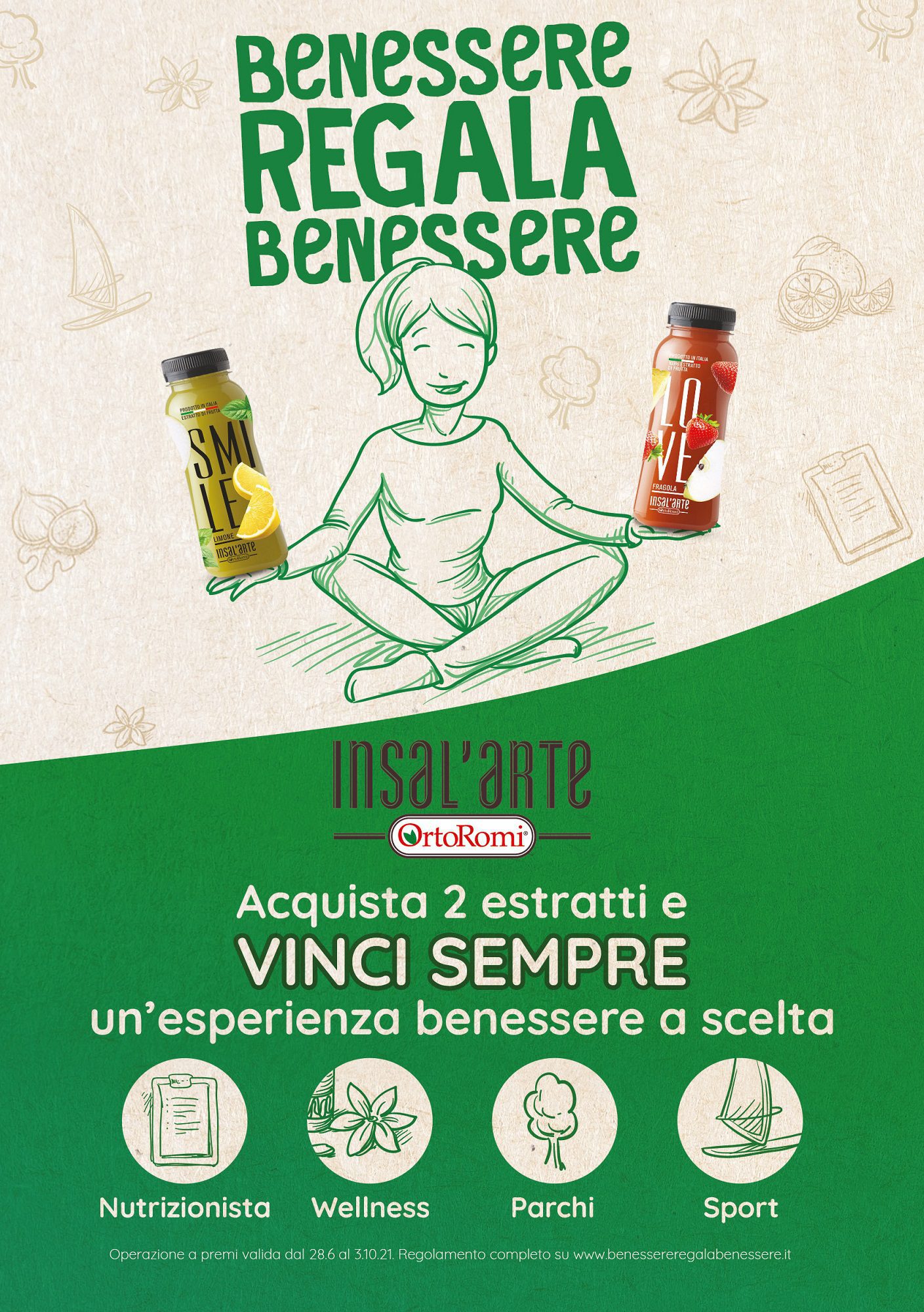 Ortoromi concorso Benessere regala benessere