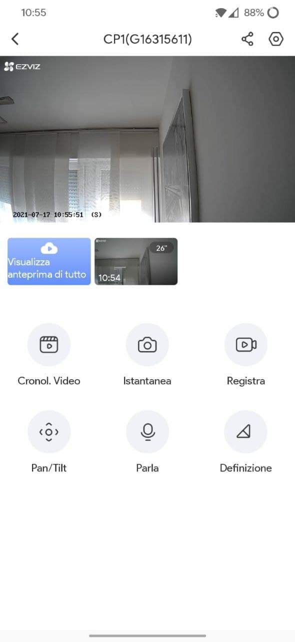 EZVIZ CP1: app