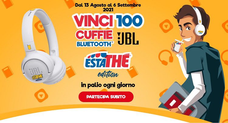 Concorso “Estathé Cuffie JBL 2021”: prova a vincere 2.500 cuffie del noto brand JBL