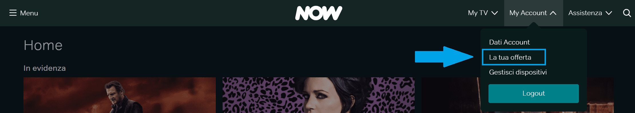 Come disattivare il rinnovo di NOW TV