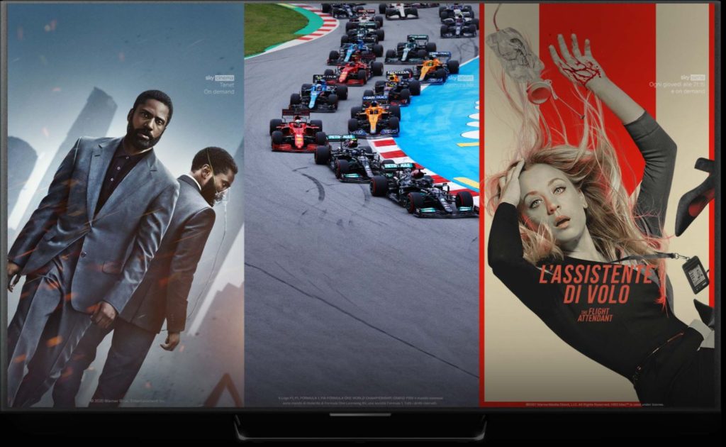 Pacchetti disponibili di Now: Cinema e intrattenimento