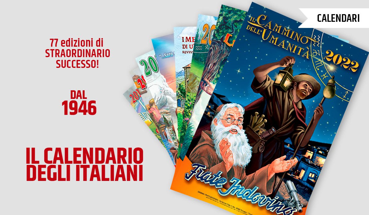 Richiedi GRATIS il Calendario 2022 di Frate Indovino!
