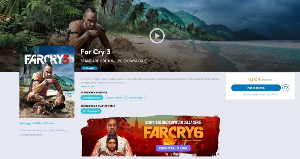 Far Cry 3 - Gratis su Ubisoft
