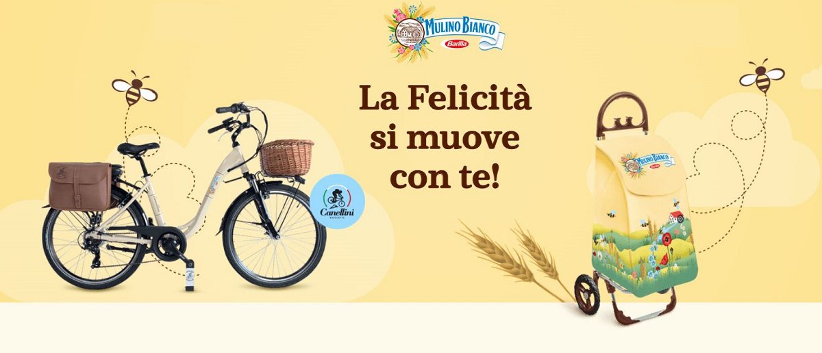 La felicità si muove con te: il nuovo concorso Mulino Bianco