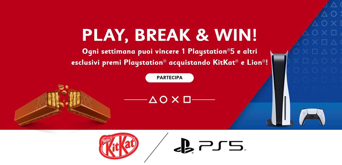 Concorso KitKat play, break & Win 