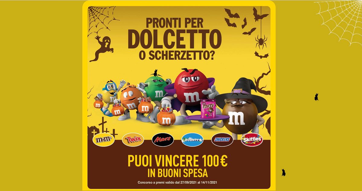 Concorso Mars "pronti per dolcetto o scherzetto"?