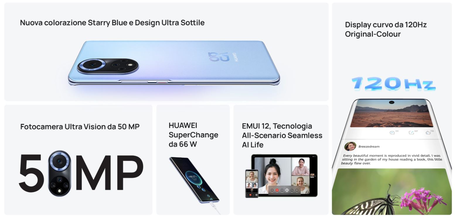 Huawei Nova 9 - caratteristiche