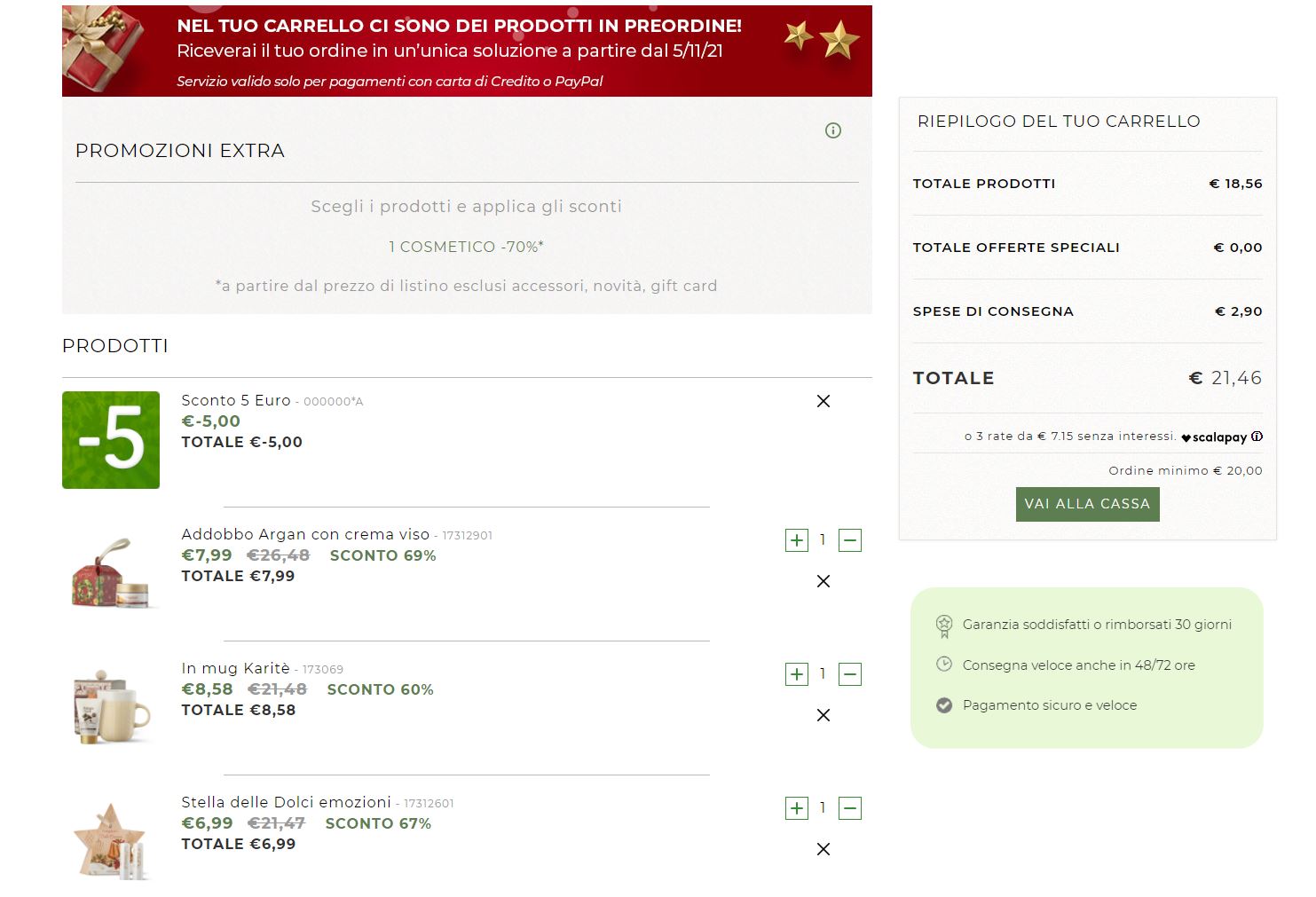 Bottega Verde Natale 2021