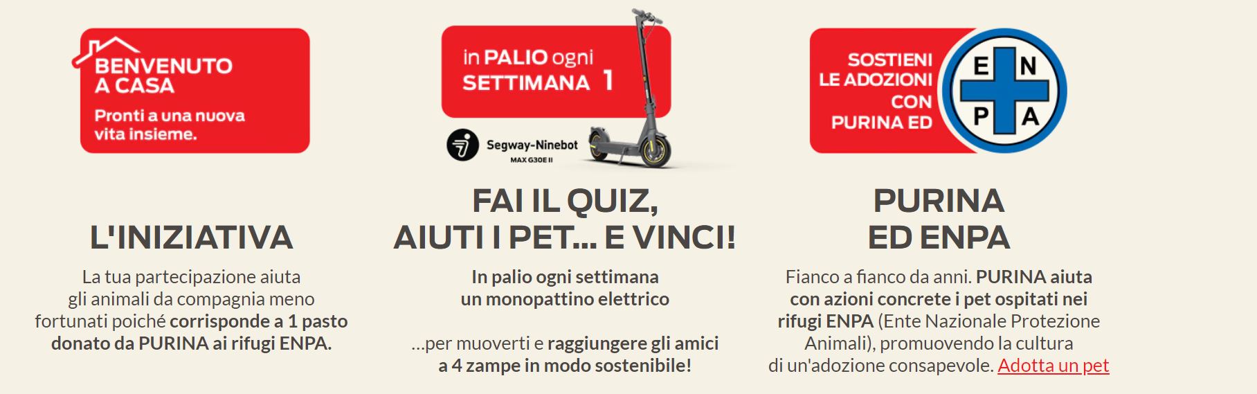 Concorso Purina benvenuto a casa 2021