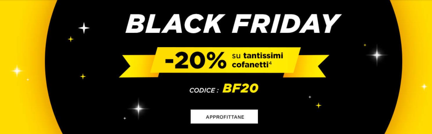 Black Week: -20% su tantissimi cofanetti Wonderbox grazie ad un coupon