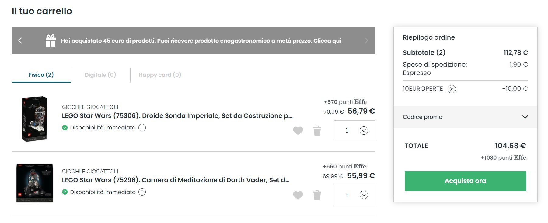 Come ottenere lo sconto extra di 10€