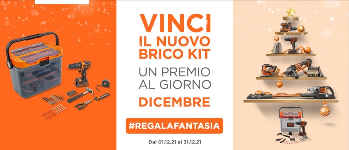 Regala Fantasia, il nuovo concorso Black+Decker