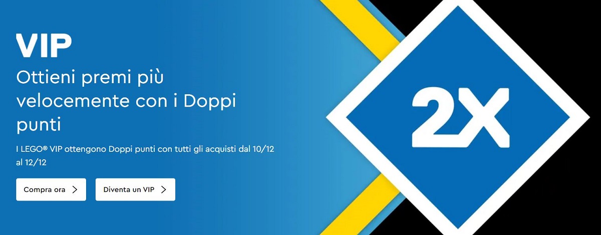 Doppi punti lego vip