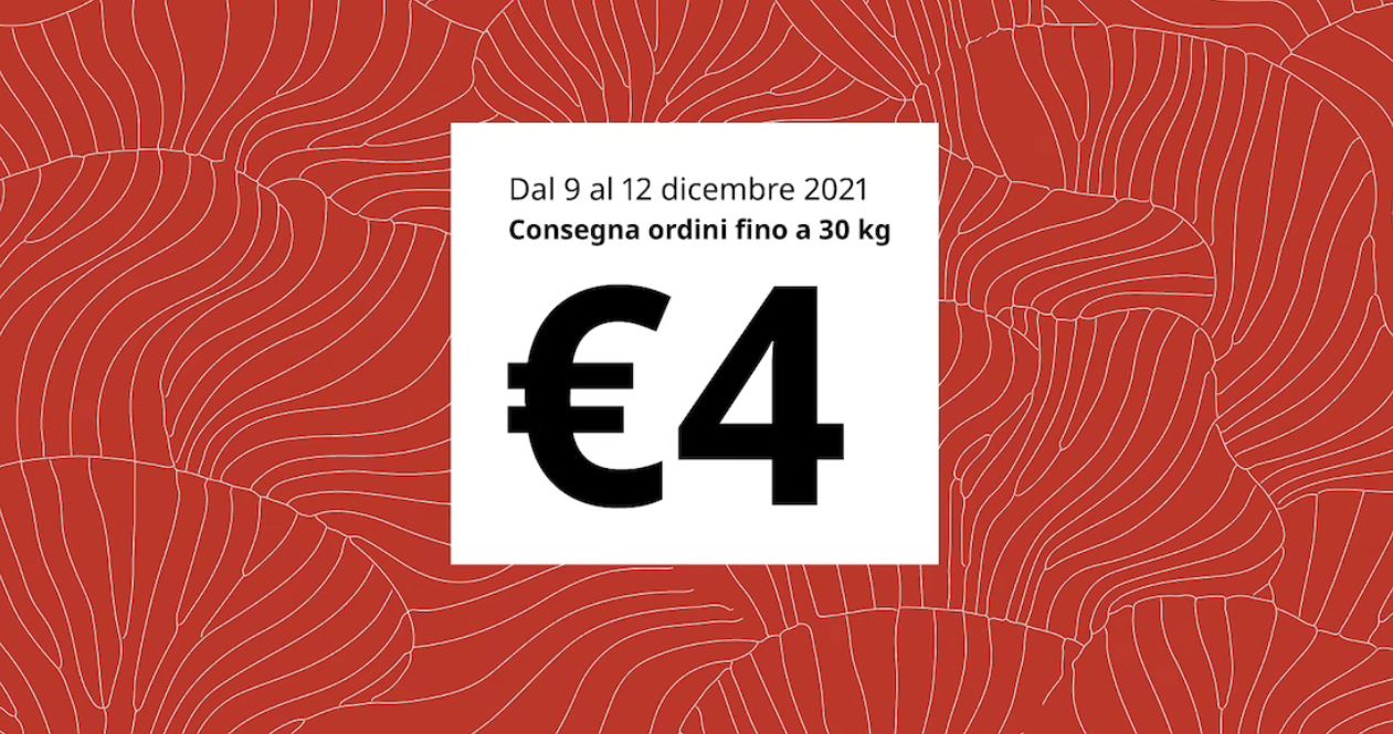 Ikea - spedizione scontata sino al 12 dicembre