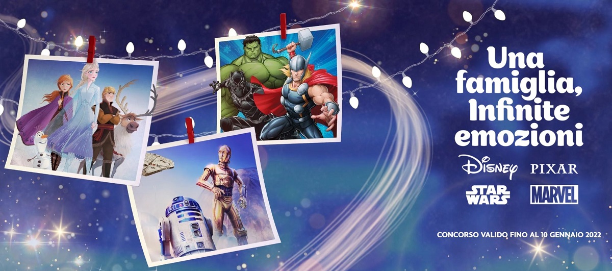"Una famiglia, infinite emozioni" concorso Disney