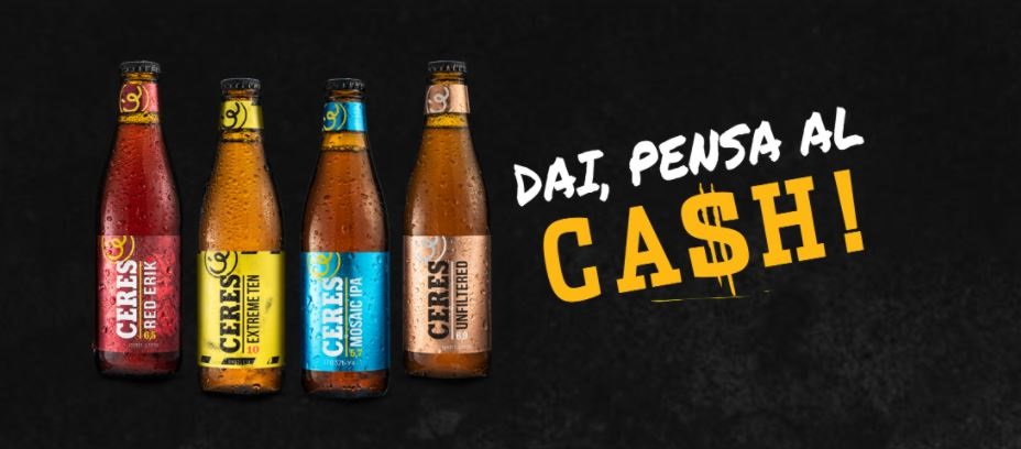Ceres "Dai, pensa al cash" cashback Ceres