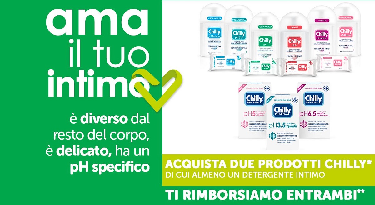 Cashback Chilly 2022 - ama il tuo intimo
