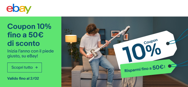 Coupon ebay PITGEN22 - fino a 50€ di sconto