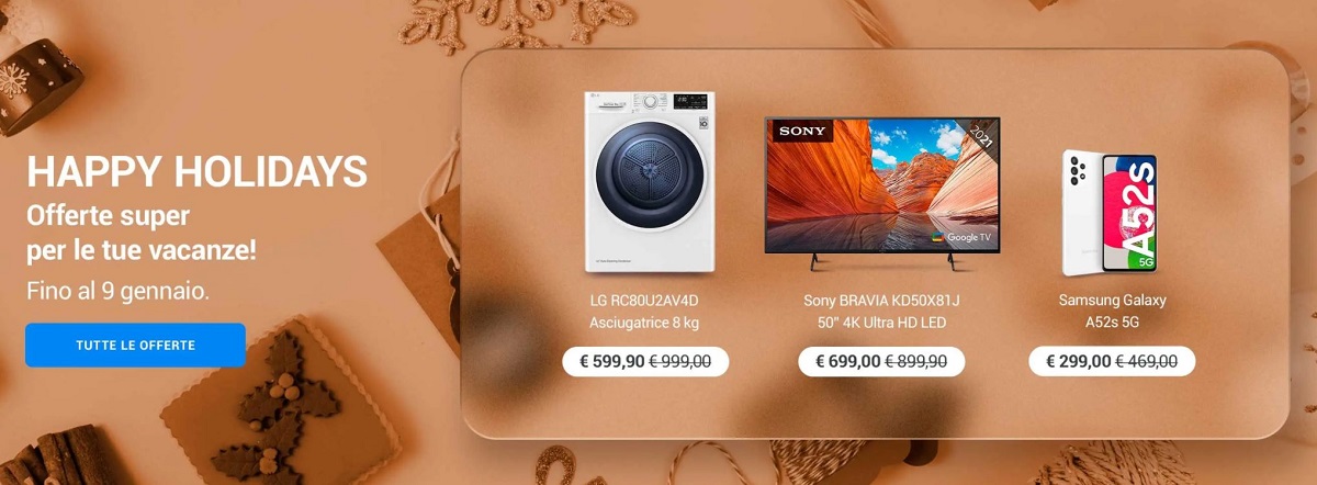 Offerte Happy Holidays Unieuro
