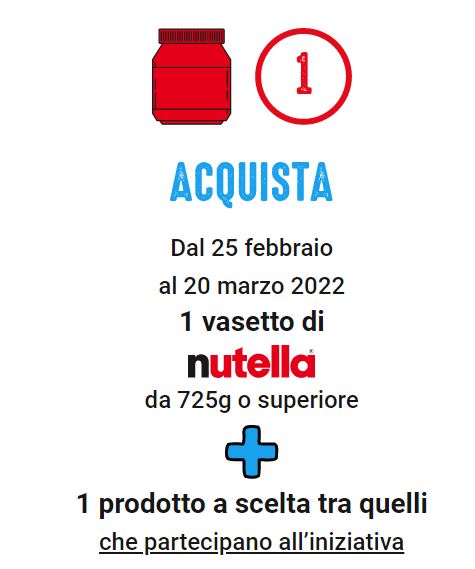 Biscottiera Nutella - come richiederla