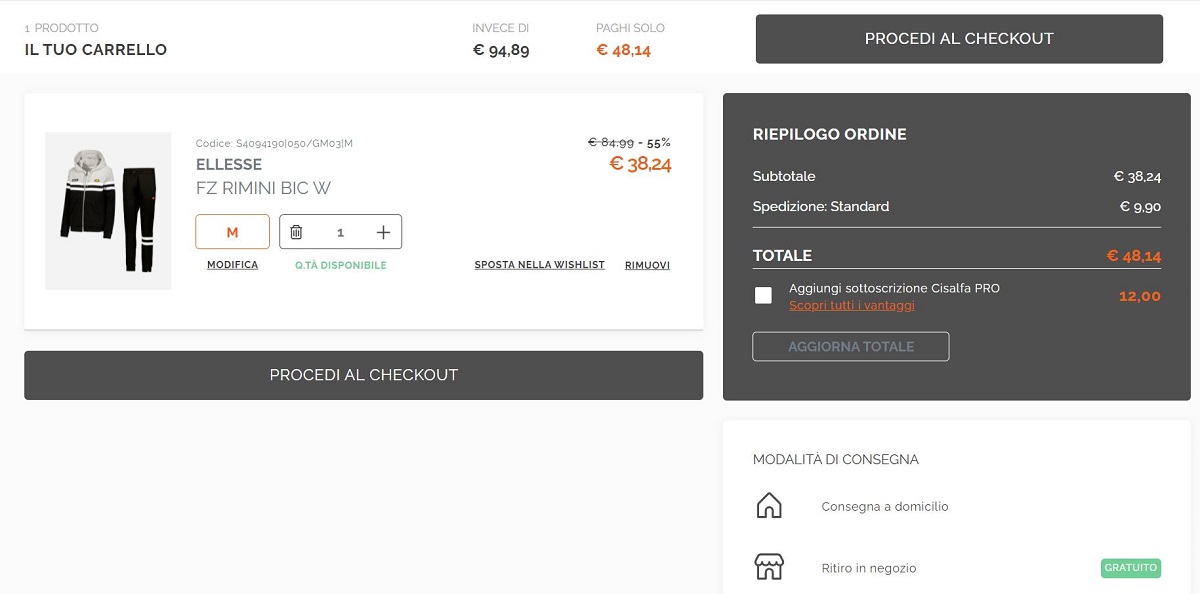 Cisalfa San Valentino applicazione Coupon LOVE10