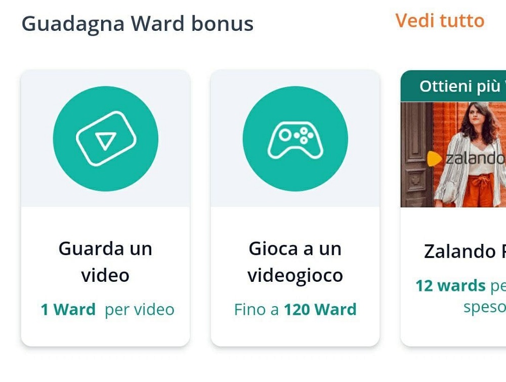 WeWard - come ricevere bonus extra
