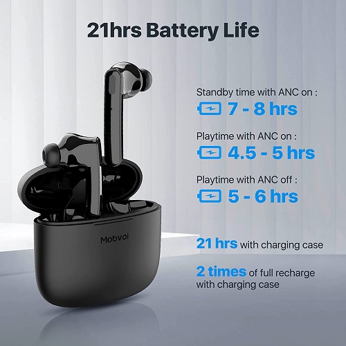 Mobvoi Earbuds ANC batteria