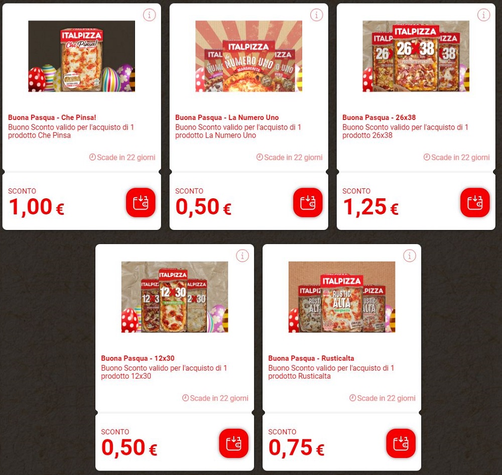 Codici Italpizza per una Buona Pasqua