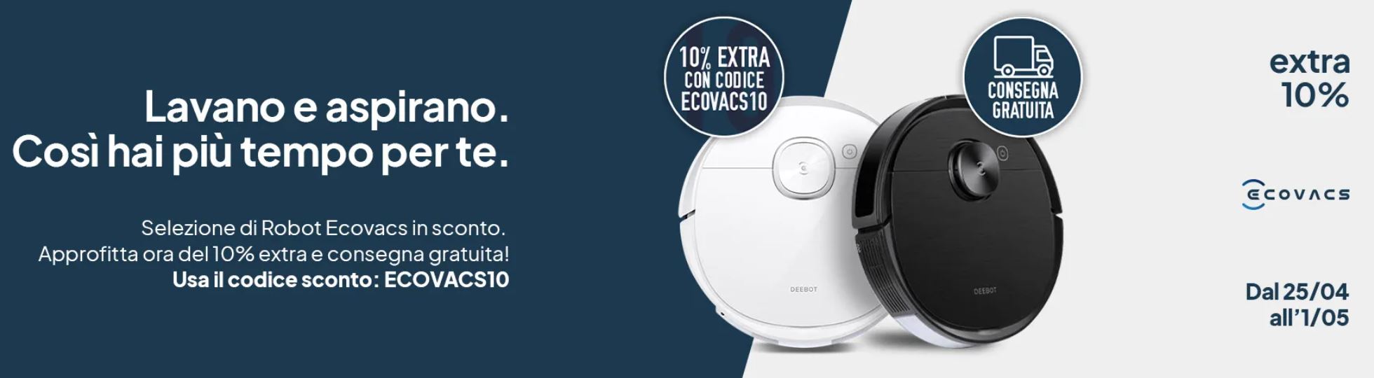 Ecovacs extra sconto Yeppon